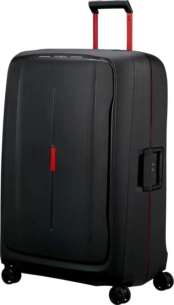 Samsonite Essens Spinner Koffer 81cm - 140l - Charcoal/Red - afbeelding 5 van 6