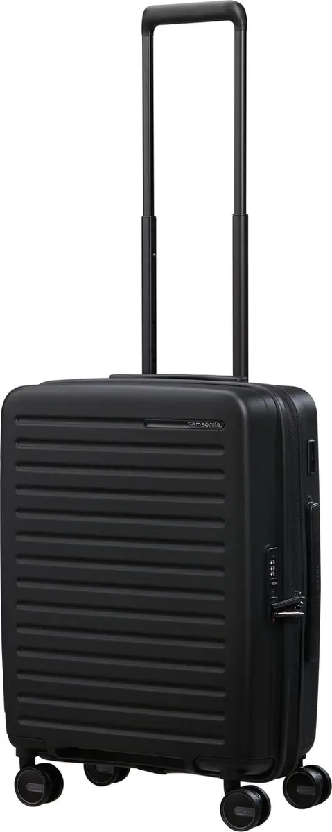 Samsonite Restackd Spinner Handbagage 55cm - 45L - Zwart - afbeelding 6 van 6