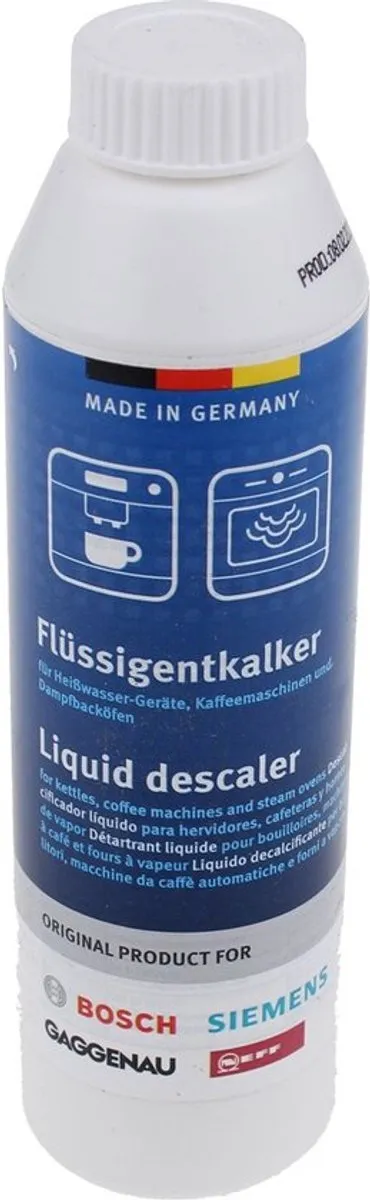 Bosch Vloeibare Ontkalker 00312010 - Espresso 1 Stuk