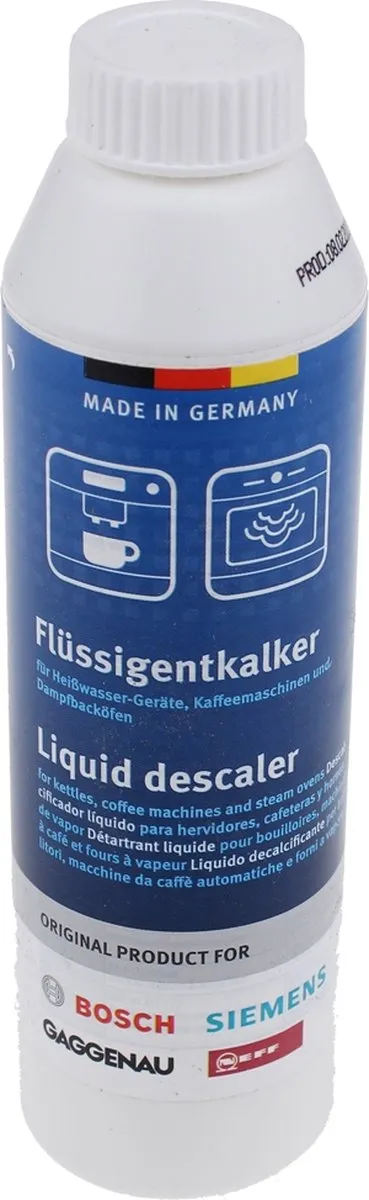 Bosch Vloeibare Ontkalker 00312010 - Espresso 1 Stuk