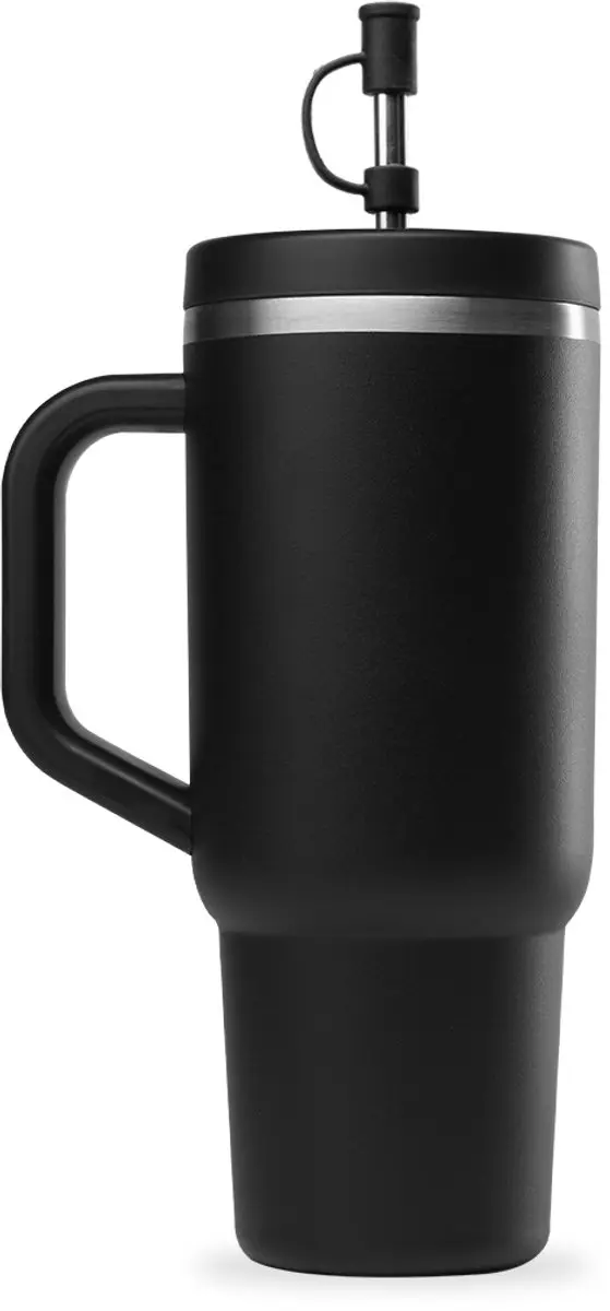 Qwetch Travel Cup Geïsoleerd 900ml - Zwart - afbeelding 5 van 5