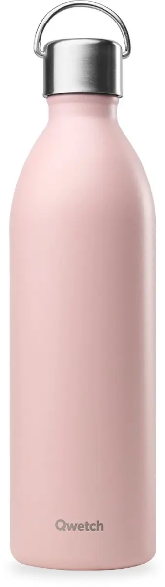 Qwetch Active Geïsoleerde Fles QD3676 - 1000ml - Roze - afbeelding 5 van 6