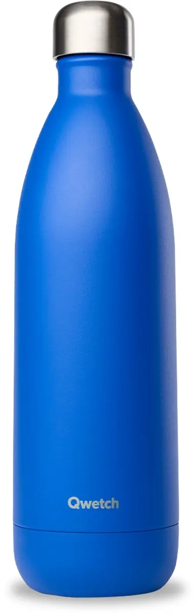 Qwetch Originals Isolerende Fles 1000ml - Blauw Majorelle - afbeelding 2 van 6