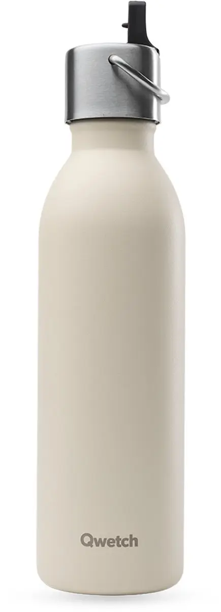 Qwetch Active Isothermische Fles 600ml - Zand Sportdop - afbeelding 3 van 4