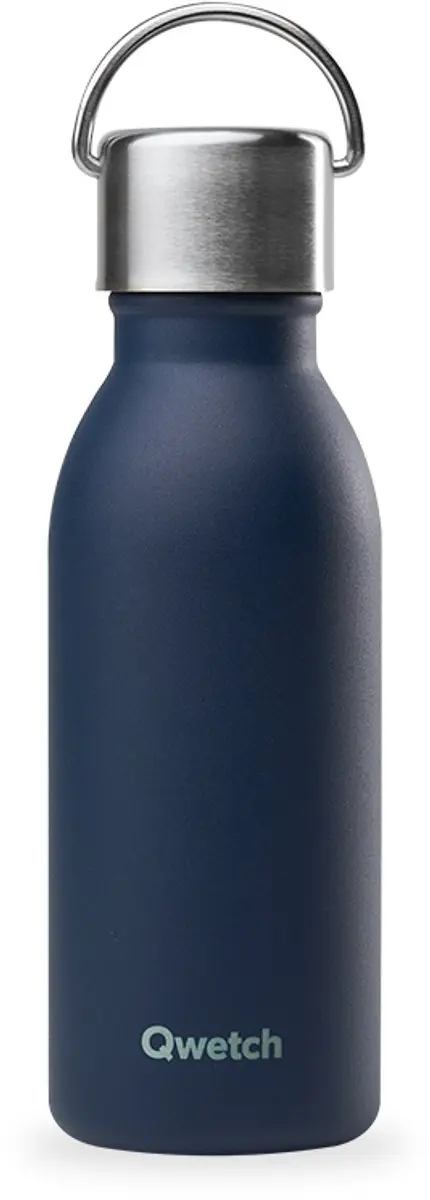 Qwetch Active QD3627 Thermosfles 350ml - Matt Nachtblauw - afbeelding 4 van 6