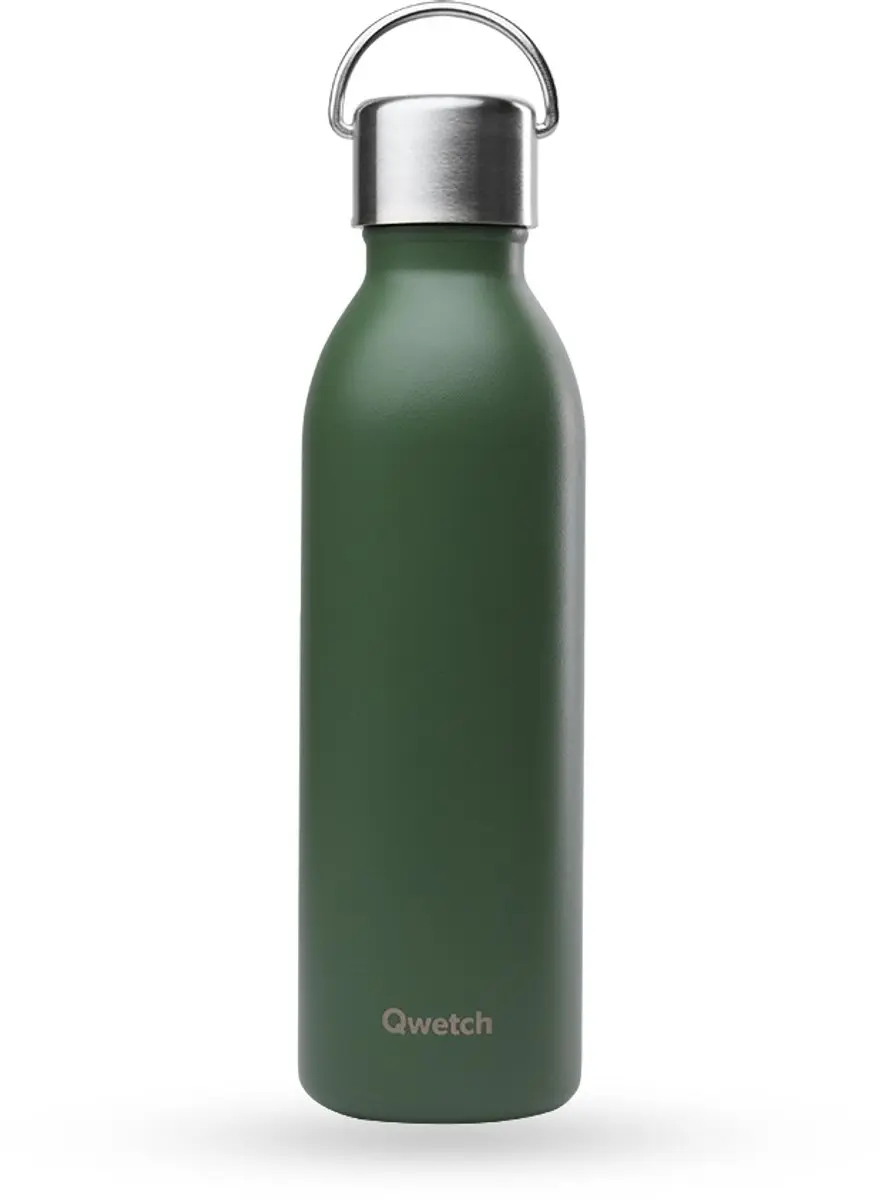 Qwetch Active Geïsoleerde Fles 1000ml - Kaki - afbeelding 6 van 6