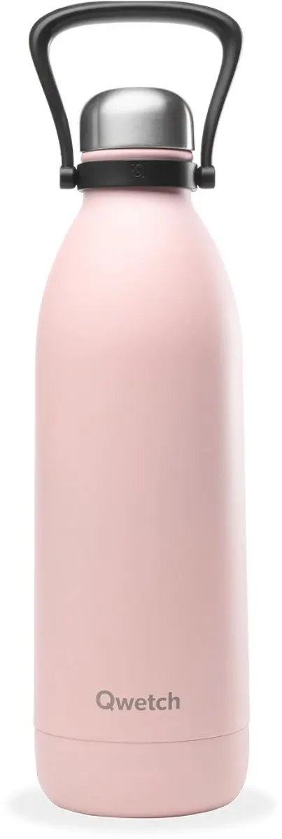 Qwetch Titan Geïsoleerde Fles 1500ml - Pastel Roze - afbeelding 2 van 3