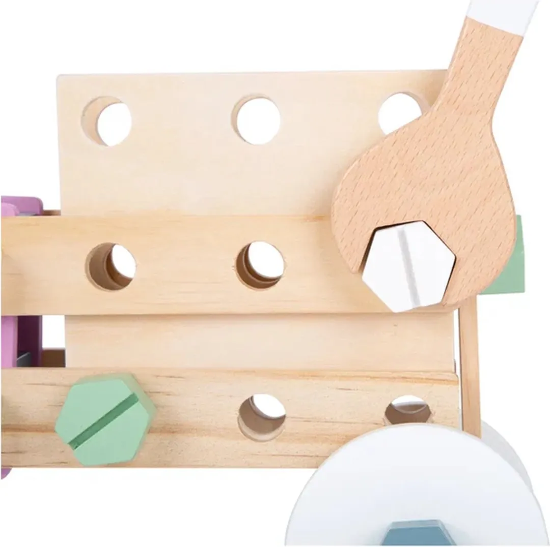 Small Foot Nordic Houten Bouwconstructieset 67-delig - Multicolor - afbeelding 6 van 6