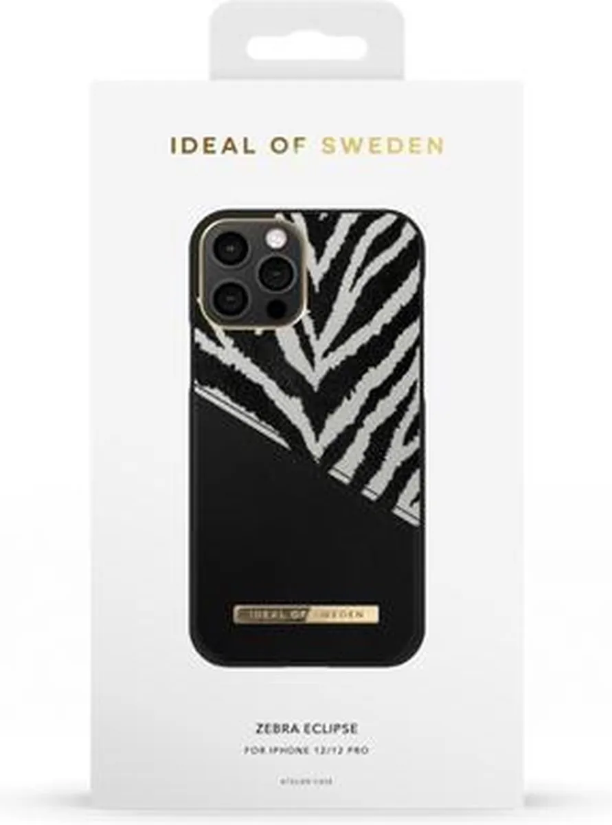 iDeal of Sweden Fashion Case Atelier iPhone 12/12 Pro Zebra Eclipse