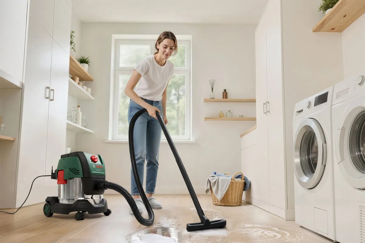 Bosch PAS15-220 Stofzuiger Alleszuiger - 1200W - 15L - Groen