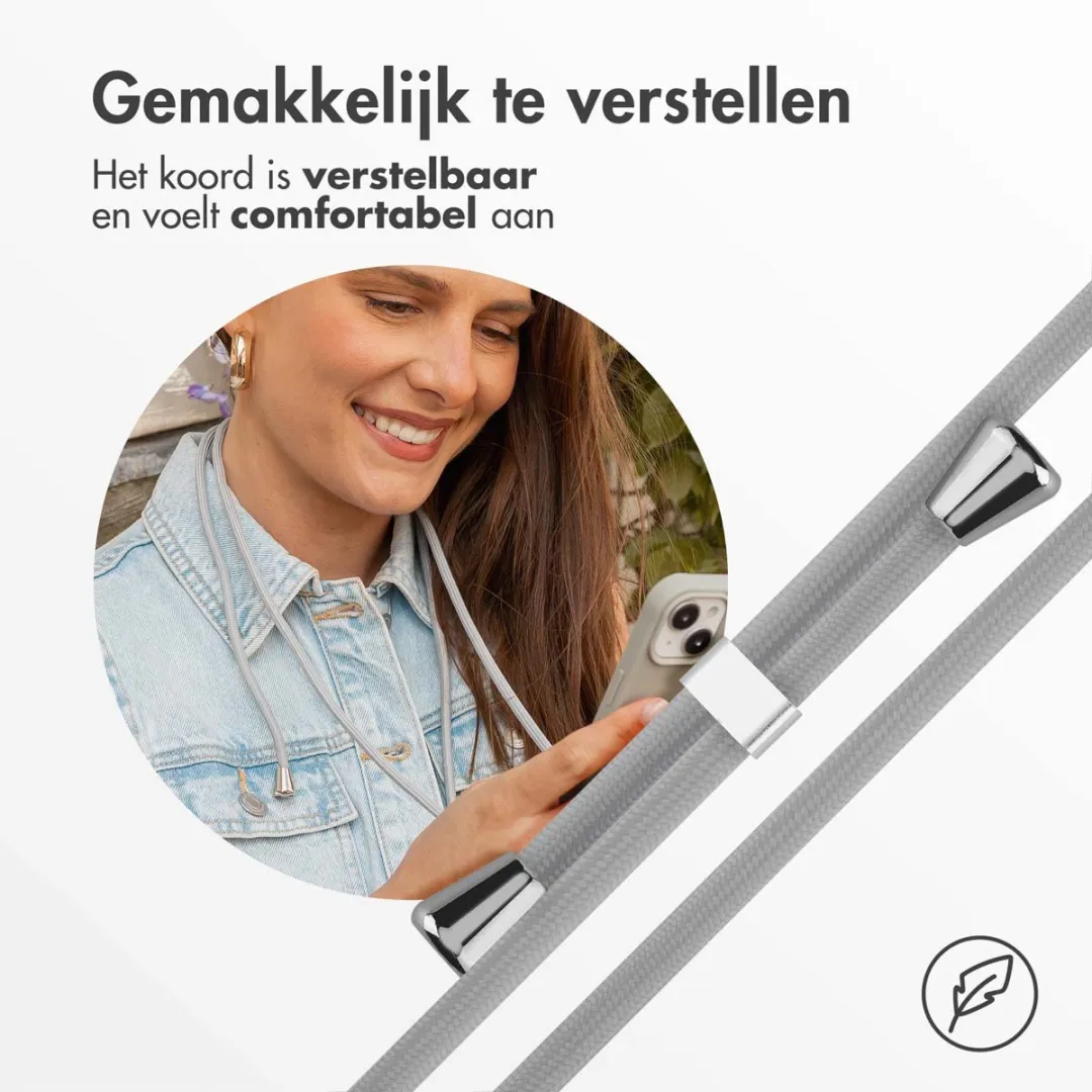 Imoshion iPhone 15 Pro Siliconen Hoesje - Lichtgrijs