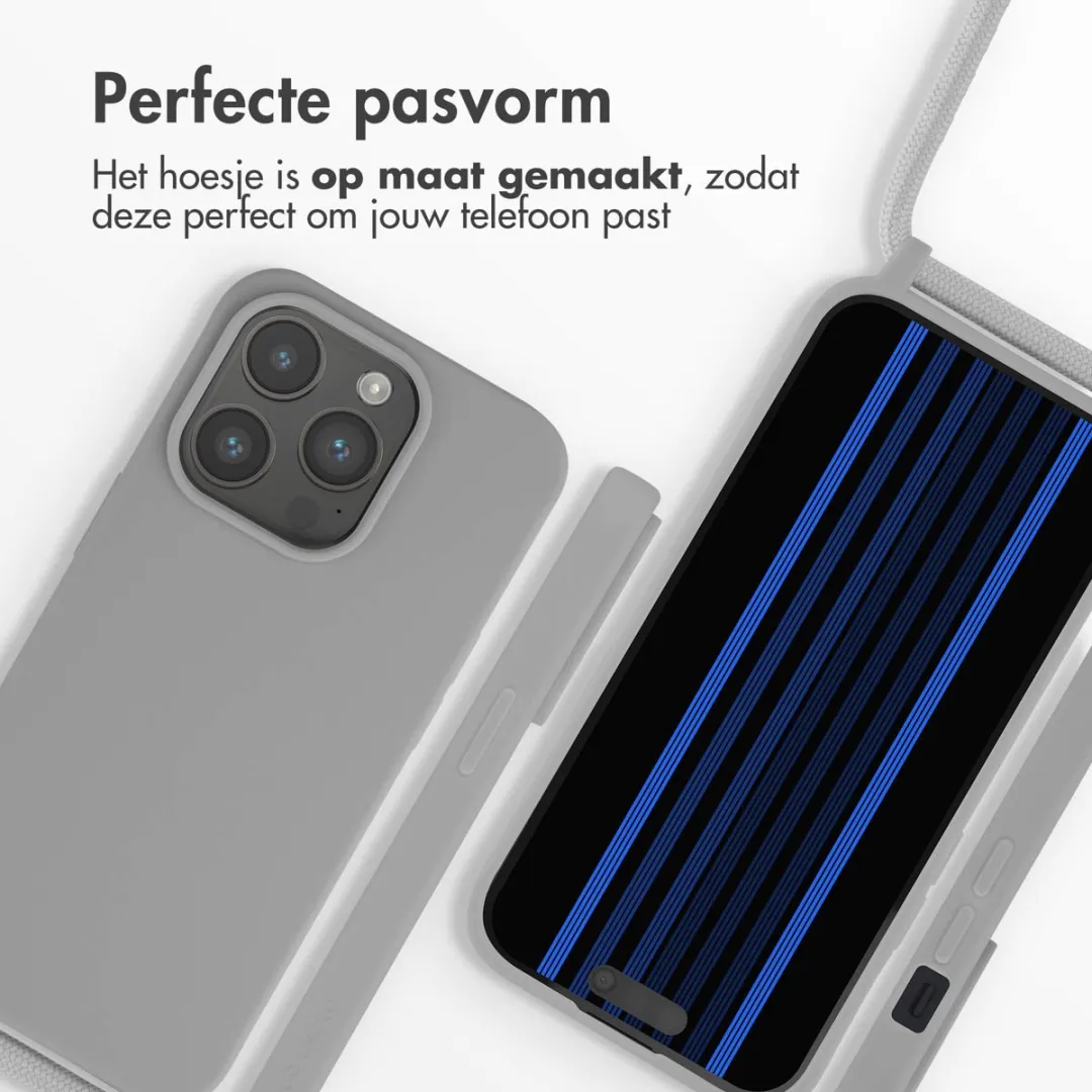 Imoshion iPhone 15 Pro Siliconen Hoesje - Lichtgrijs