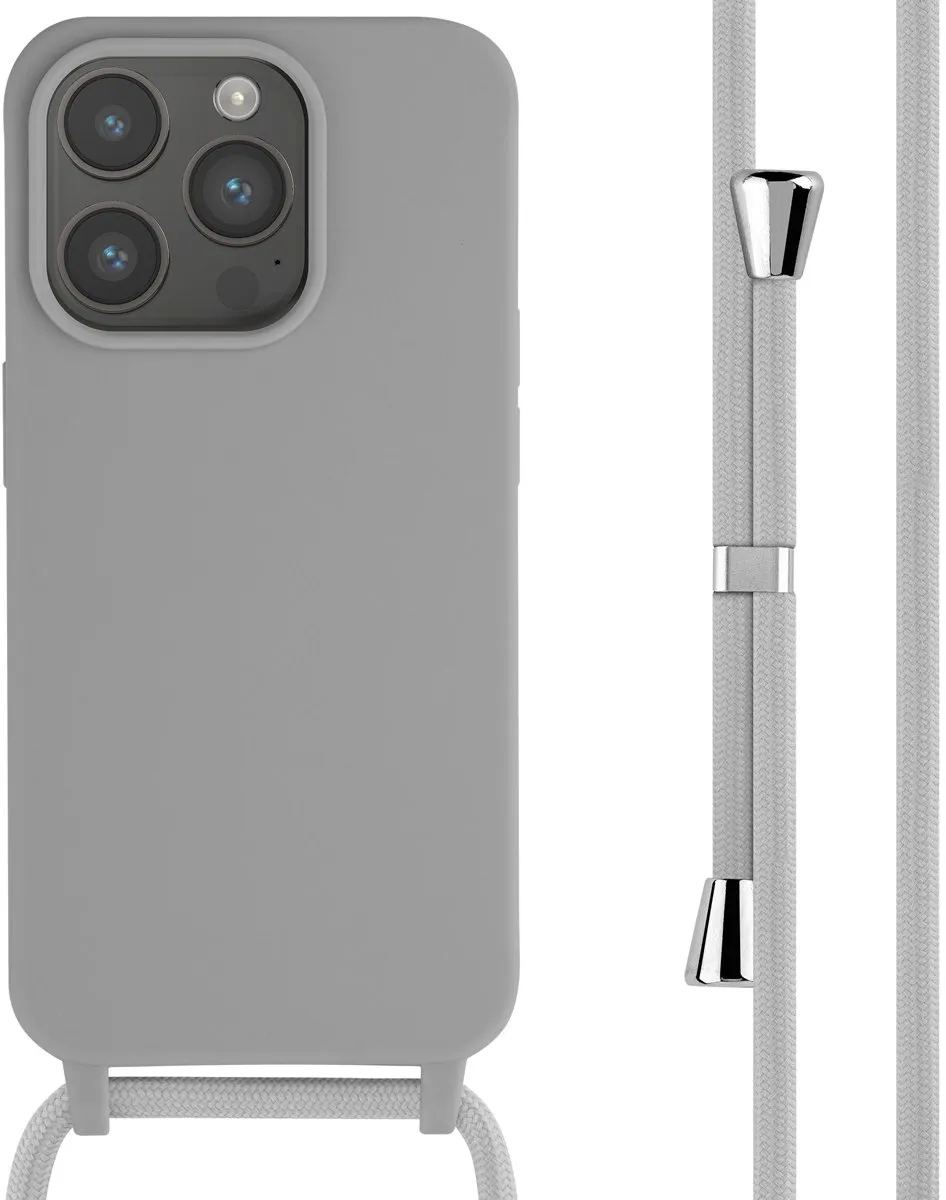 Imoshion iPhone 15 Pro Siliconen Hoesje - Lichtgrijs
