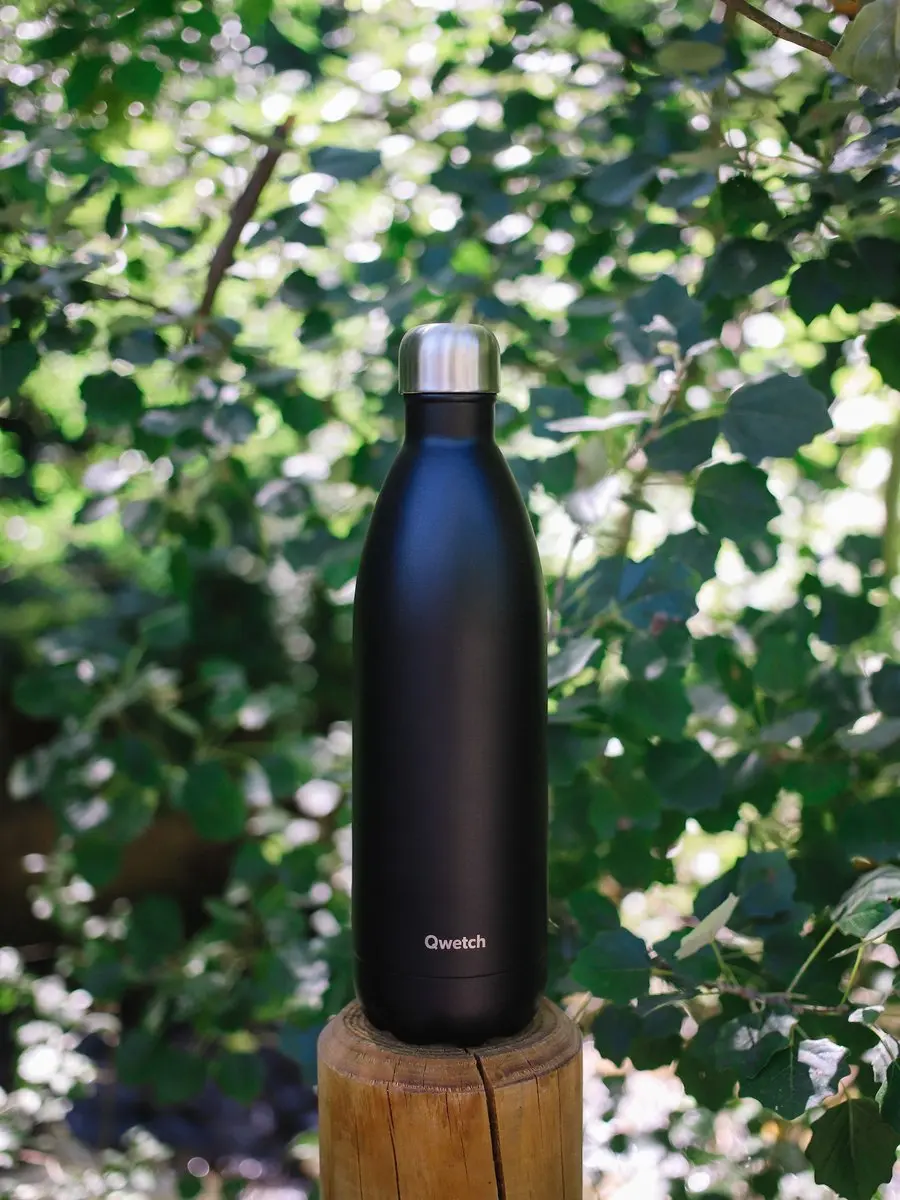 Qwetch Originals Thermosfles 750ml - Matte Zwart - afbeelding 4 van 6