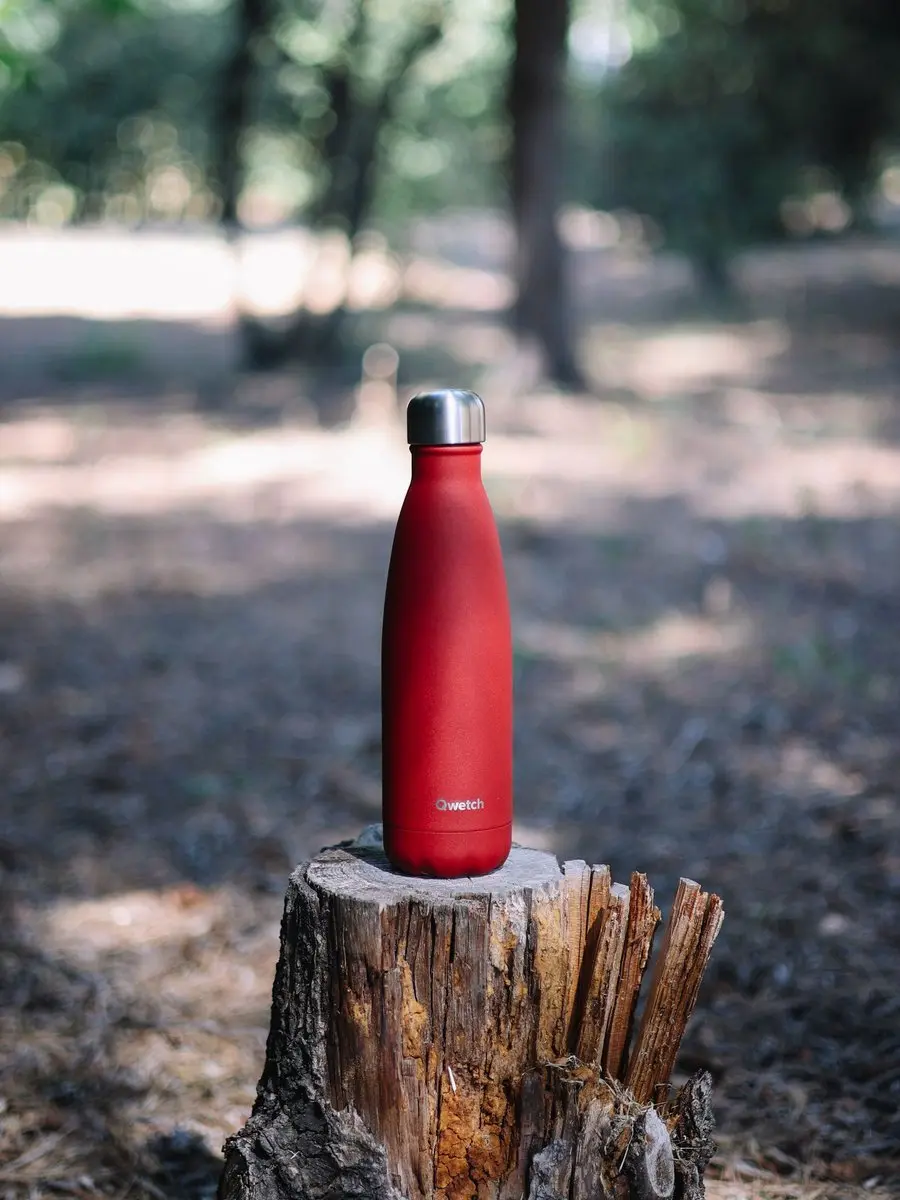 Qwetch Originals Thermosfles 1000ml - Matt Rood - afbeelding 3 van 6