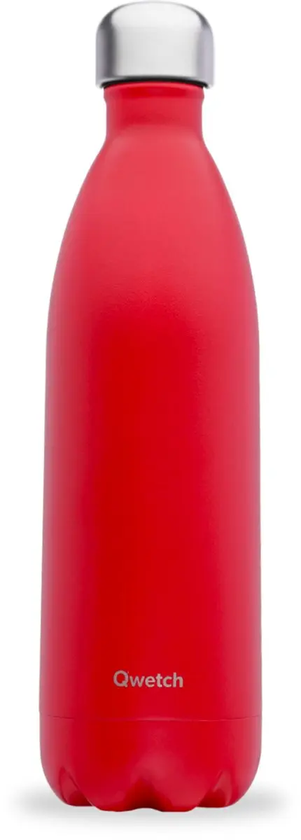 Qwetch Originals Thermosfles 1000ml - Matt Rood - afbeelding 5 van 6