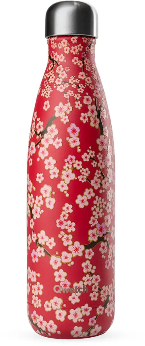 Qwetch Originals Flowers Thermosfles 1000ml - Rood - afbeelding 6 van 6