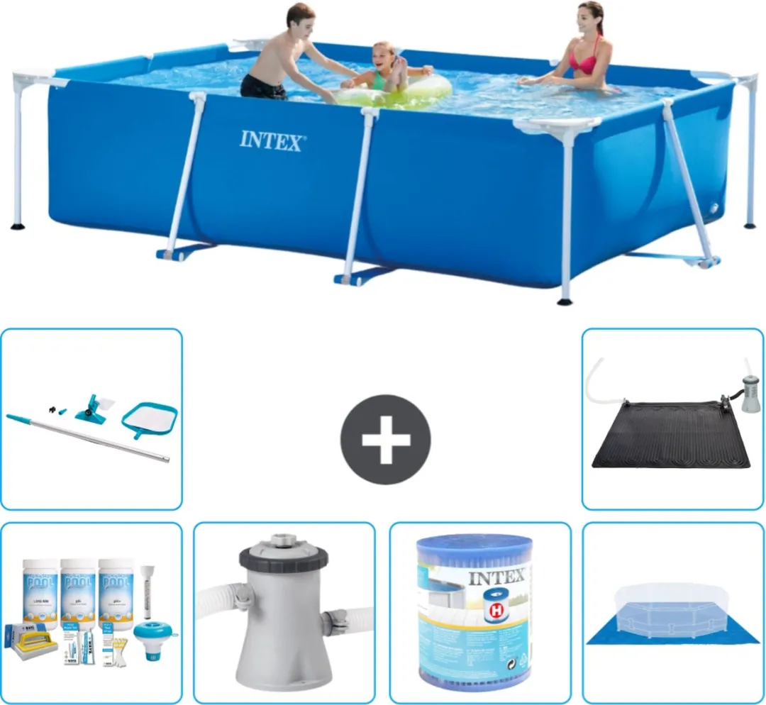 Intex Frame Zwembad 300x200x75cm Blauw