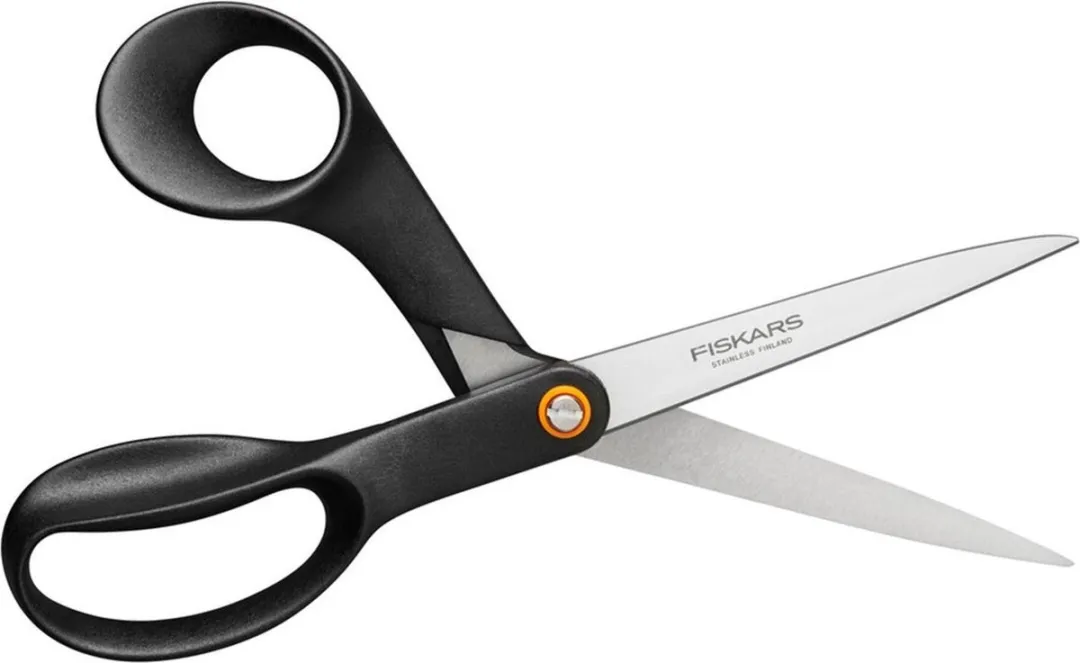 Fiskars Universele Schaar Rechtshandig 21cm - Zwart