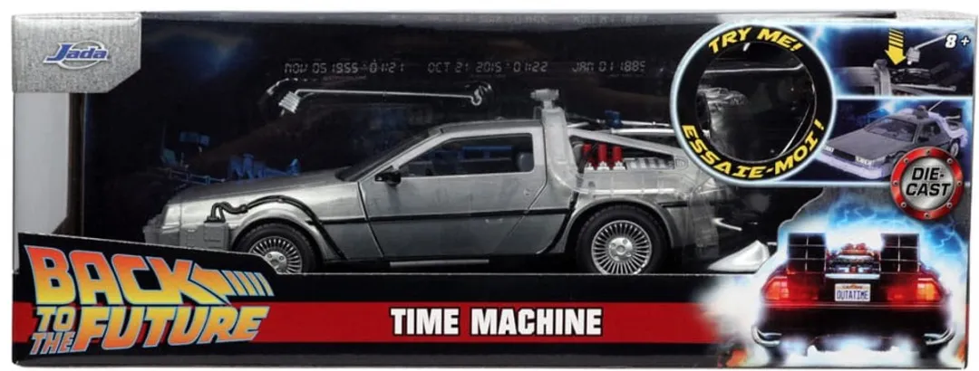 Jada Toys Back to the Future Time Machine 1/24 Diecast Model