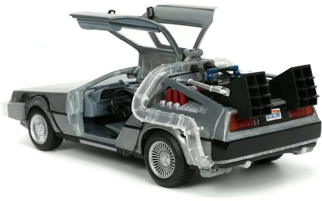 Jada Toys Back to the Future Time Machine 1/24 Diecast Model - Multi