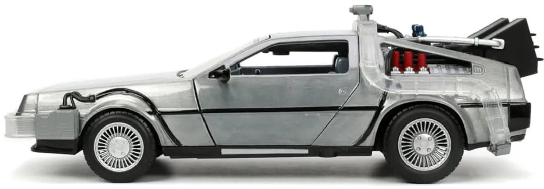 Jada Toys Back to the Future Time Machine 1/24 Diecast Model - Multi