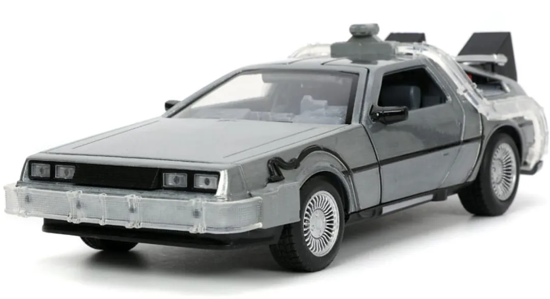 Jada Toys Back to the Future Time Machine 1/24 Diecast Model - Multi