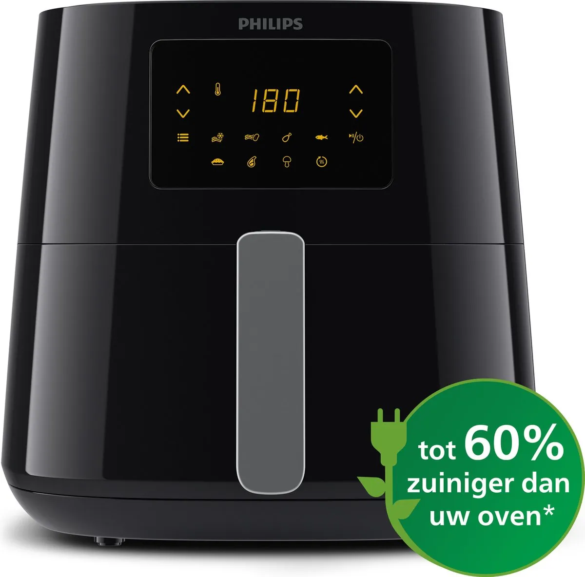 Philips Airfryer Essential 3000 HD9270/70 - 6,2L - Zwart/Grijs