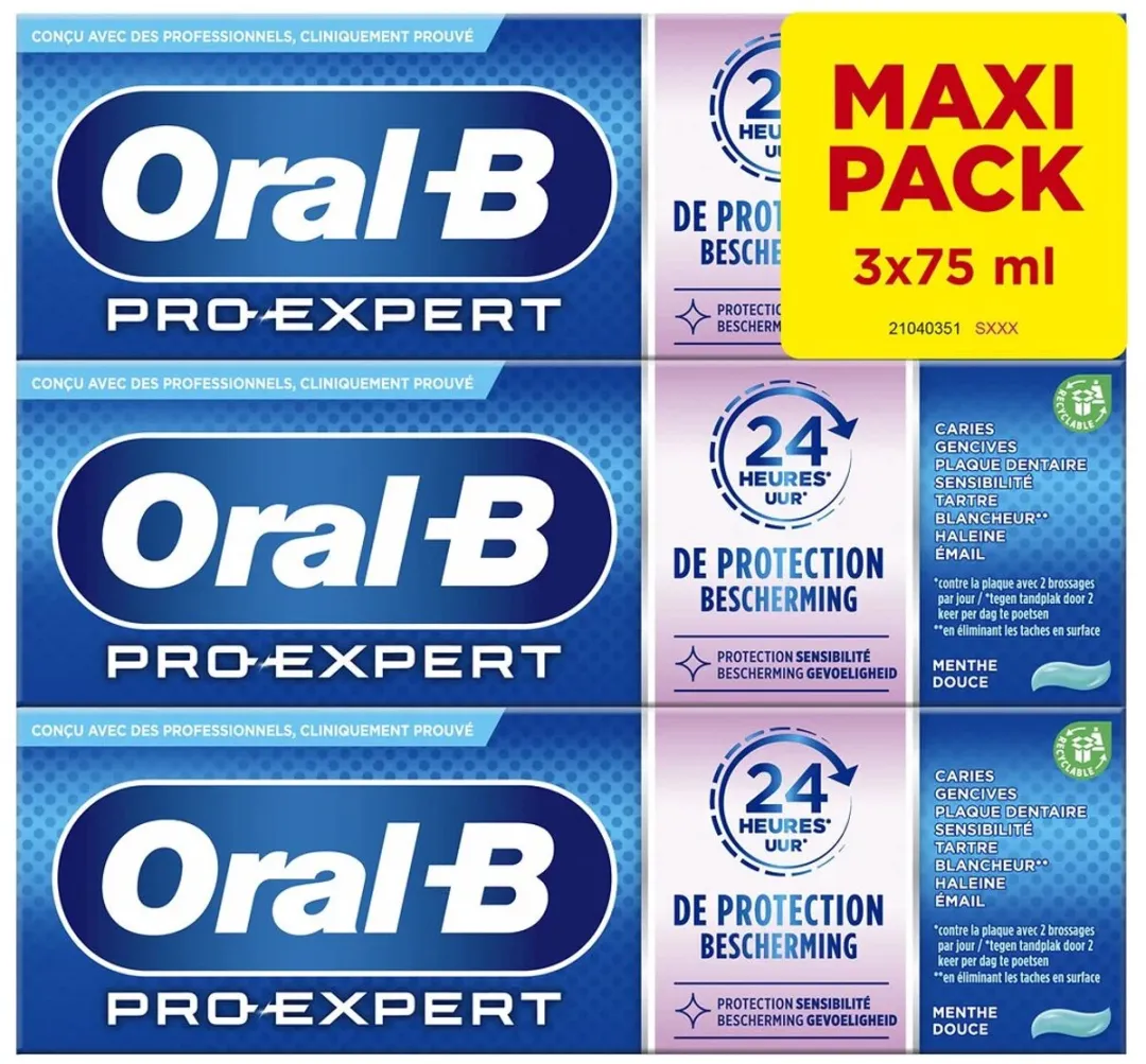 Oral-B Pro-Expert Tandpasta Bescherming Gevoelige Tanden - 225ml - afbeelding 2 van 2