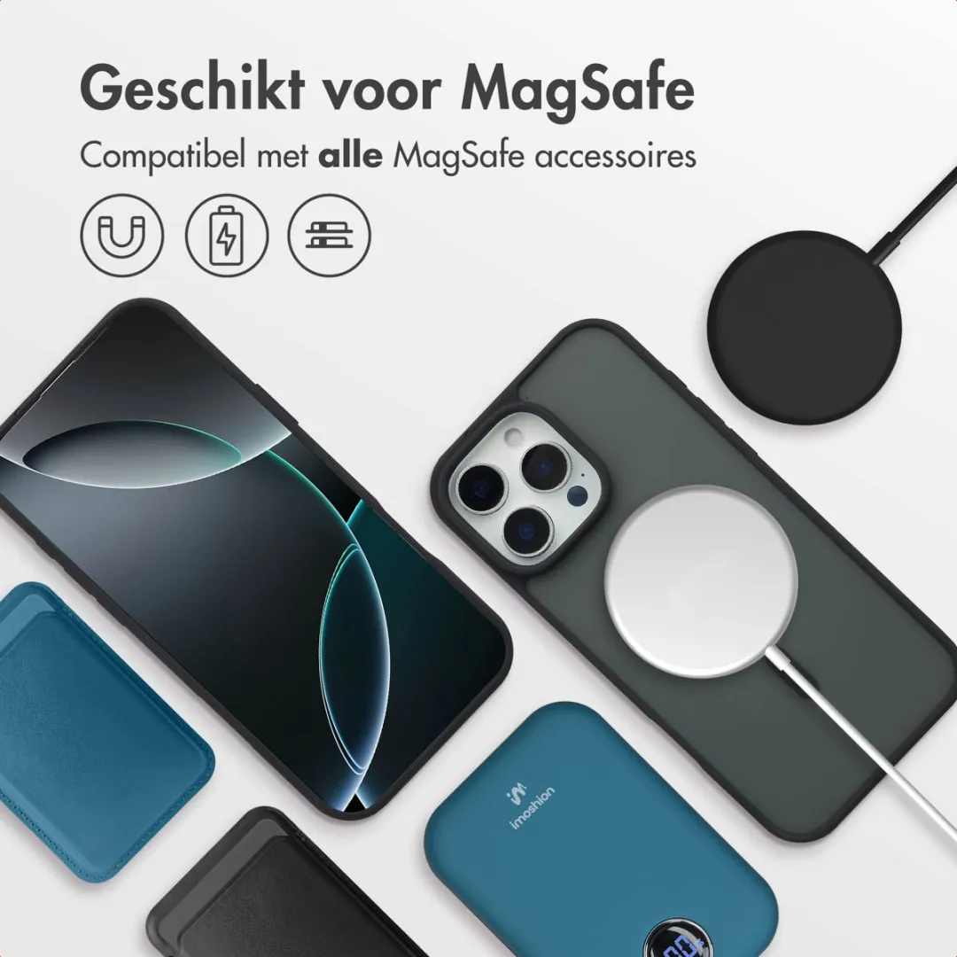 Imoshion iPhone 16 Pro MagSafe Hoesje - Zwart
