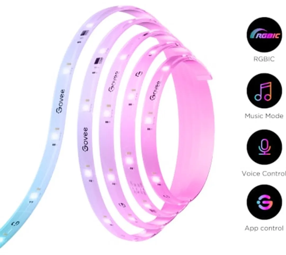 Govee Strip Light S LED Strip 10m RGBICW - Wit