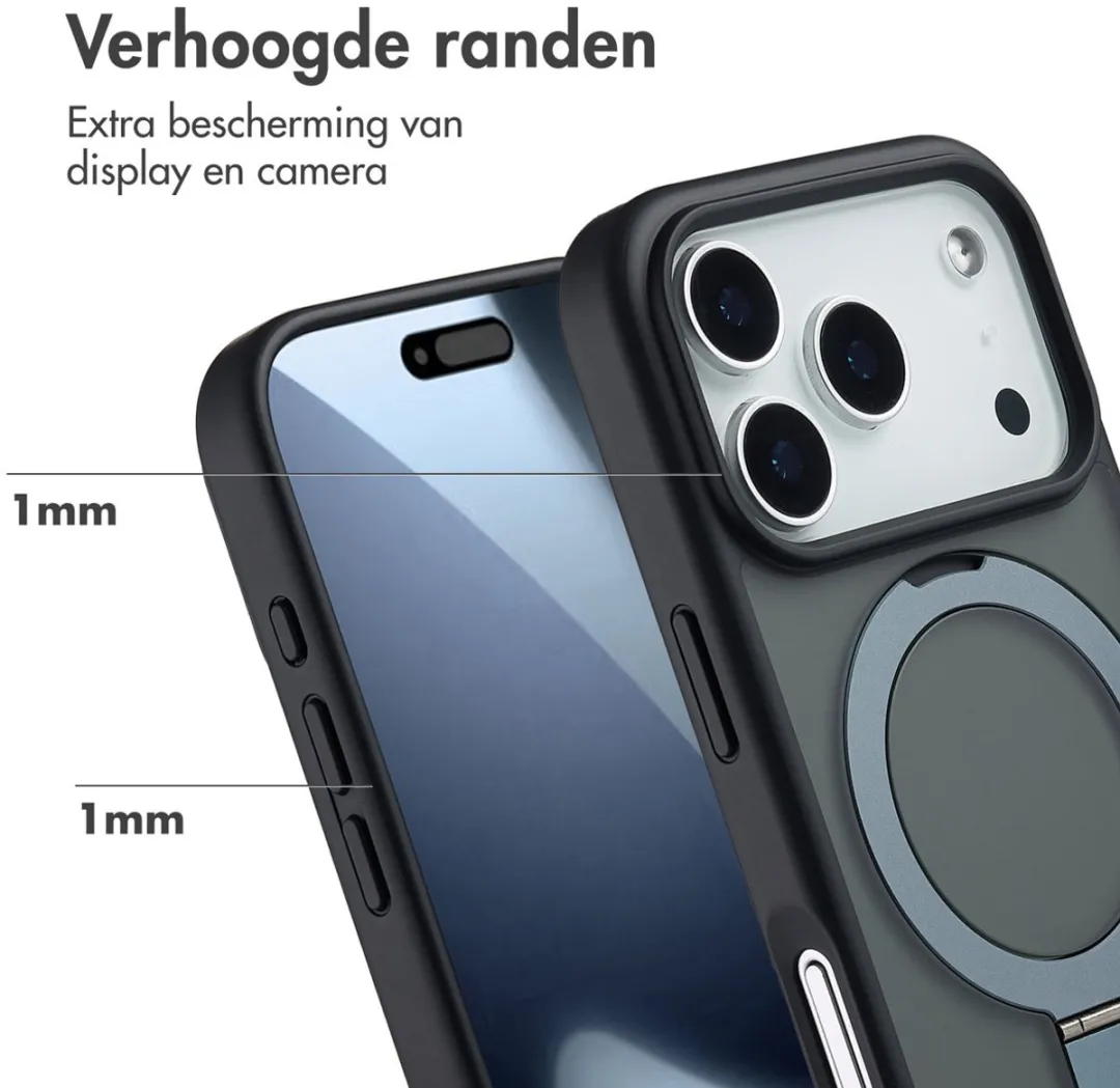 Accezz iPhone 17 Pro MagSafe Hoesje - Zwart