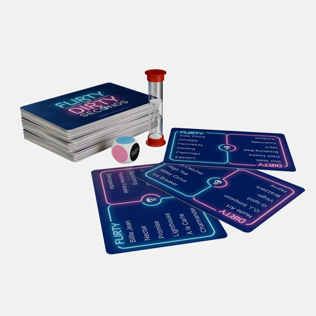 Flirty Dirty Seconds - Taboe - Alias - 30 Seconden - Flirty and Dirty topics - leuk grappig