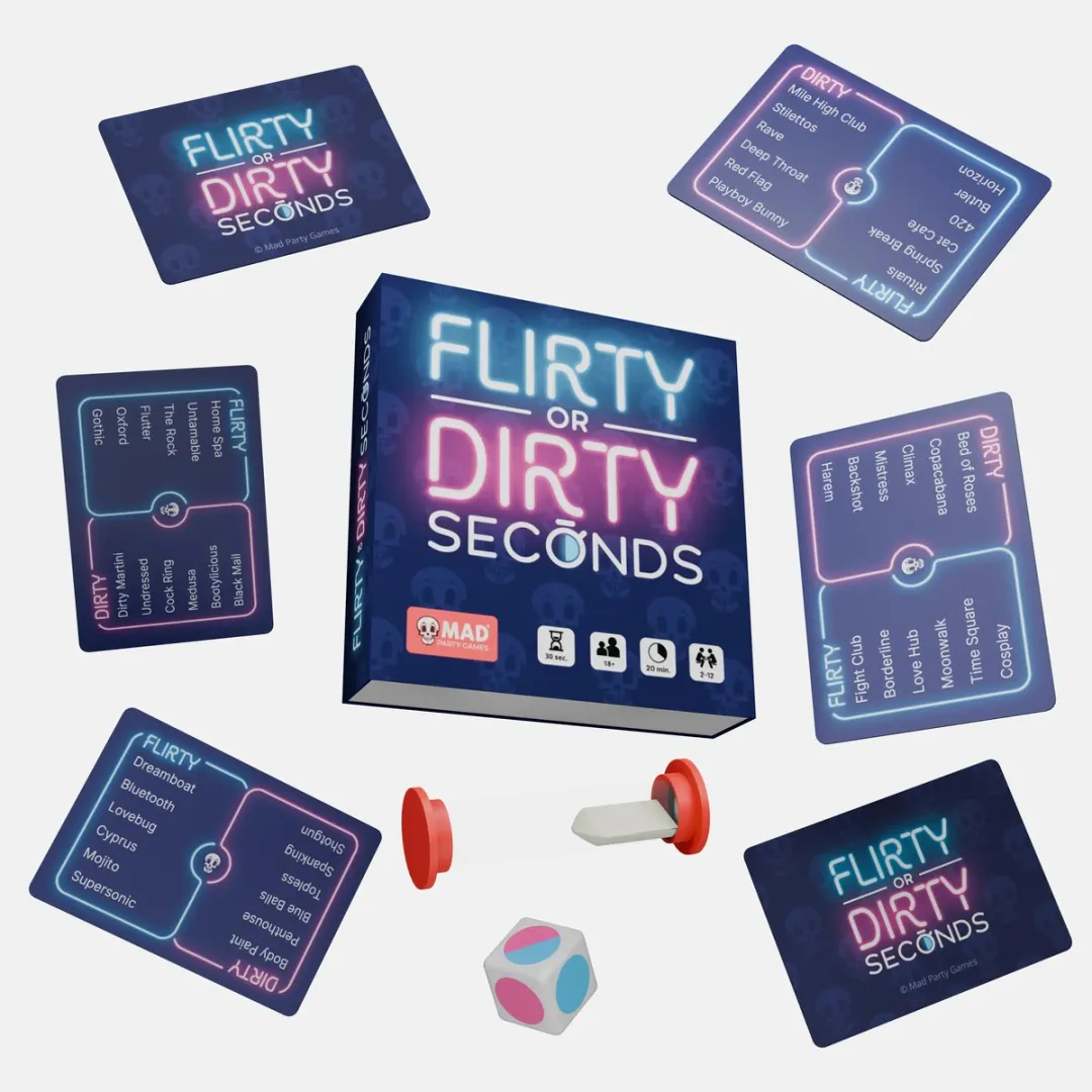 Flirty Dirty Seconds - Taboe - Alias - 30 Seconden - Flirty and Dirty topics - leuk grappig