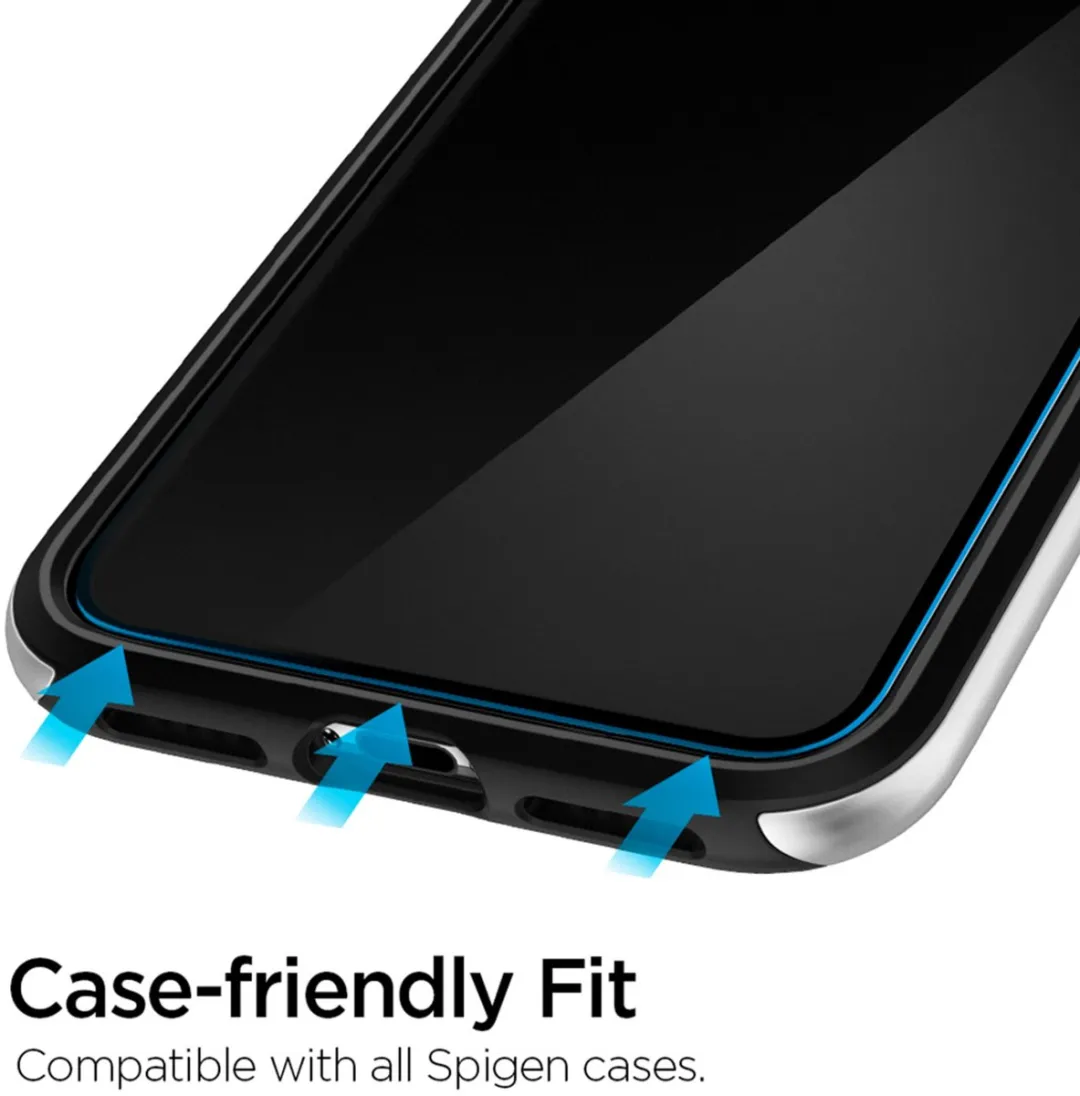 Spigen GlastR AlignMaster AGL00109 Glasbeschermer - 2 Stuks