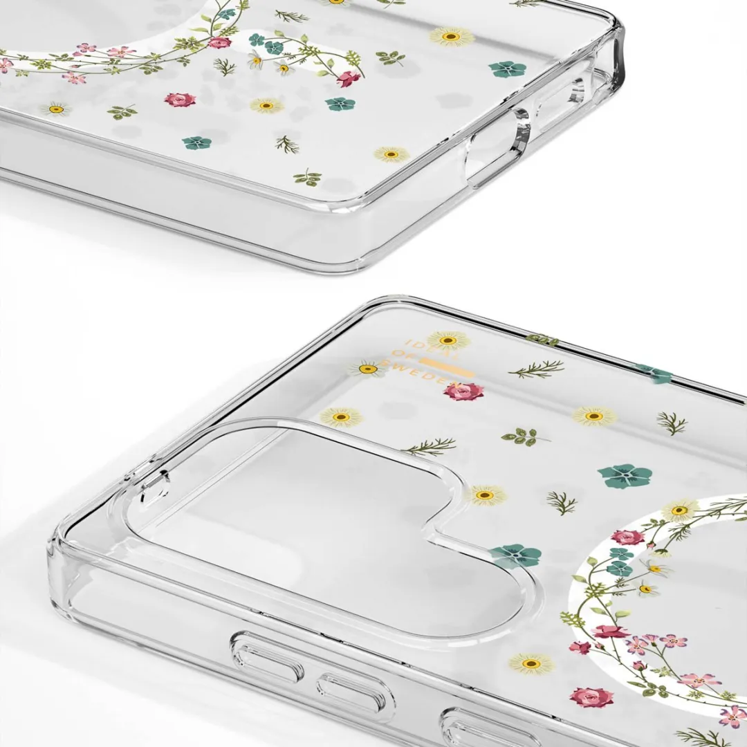 iDeal of Sweden Clear Case S25 Ultra - Petite Floral - MagSafe