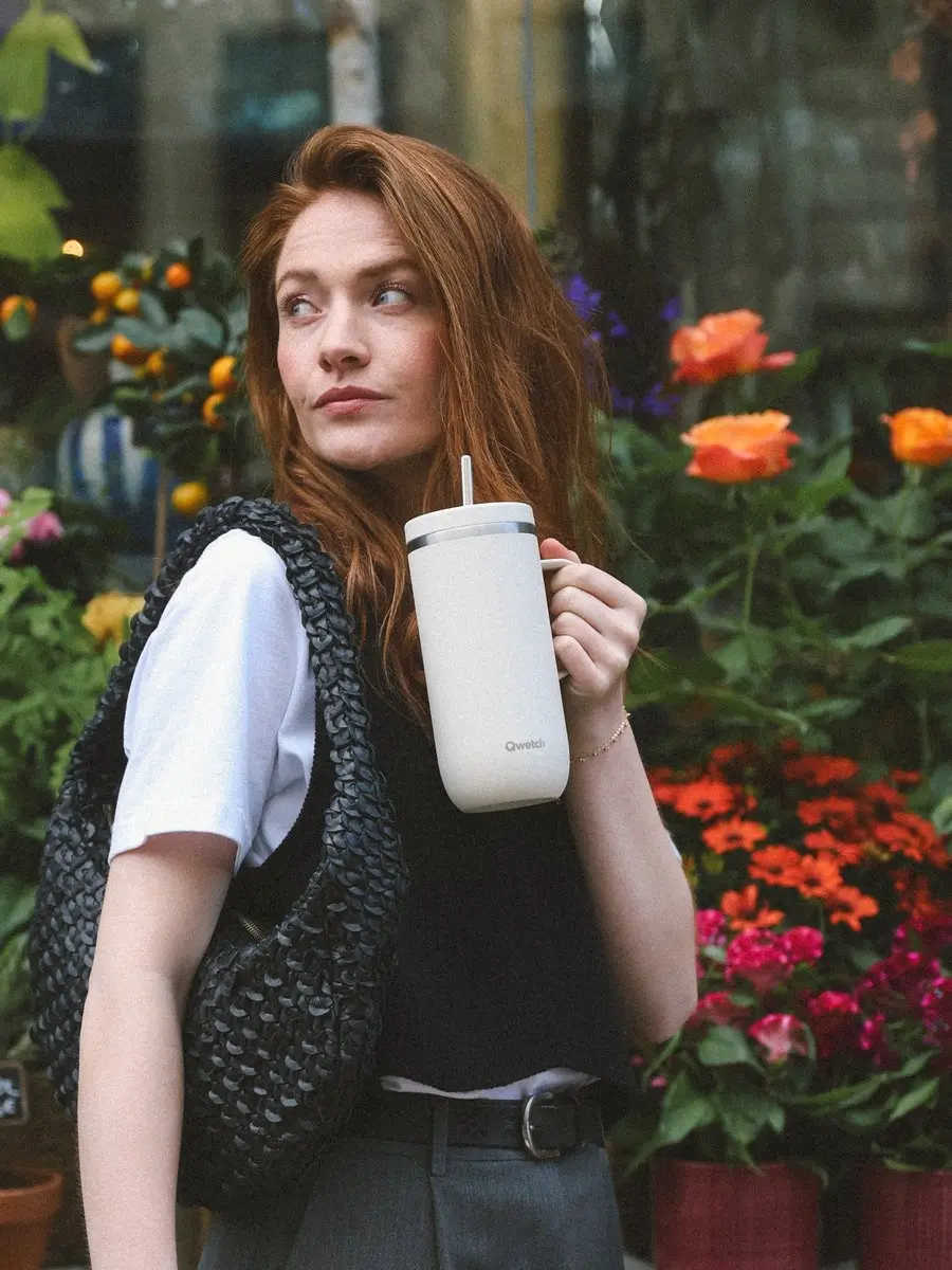 Qwetch Cold Cup Geïsoleerd met Handvat