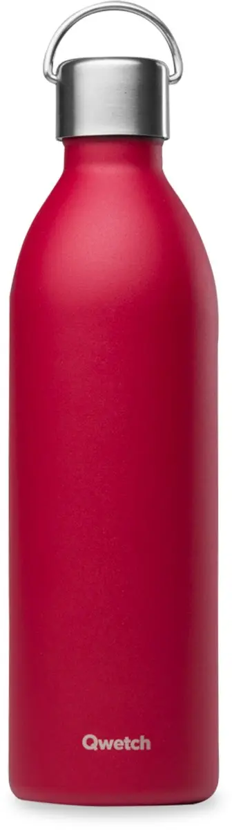 Qwetch Active Isolerende Fles QD3618 - 1000ml - Granaatrood - afbeelding 6 van 6
