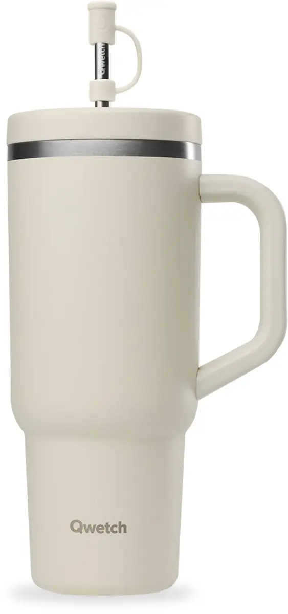 Qwetch Travel Cup Geïsoleerd 900ml - Zand - afbeelding 5 van 5