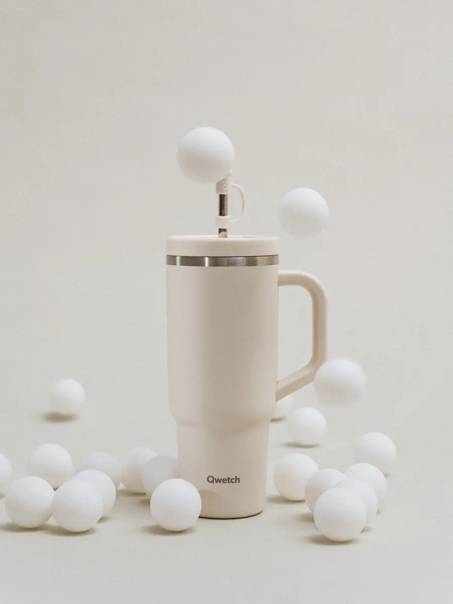 Qwetch Travel Cup Geïsoleerd 900ml - Zand - afbeelding 3 van 5