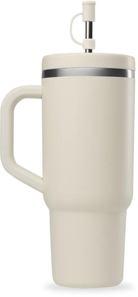 Qwetch Travel Cup Geïsoleerd 900ml - Zand - afbeelding 4 van 5