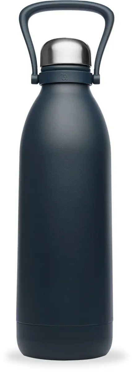 Qwetch Titan Geïsoleerde Fles - Matt Grijs - afbeelding 2 van 3