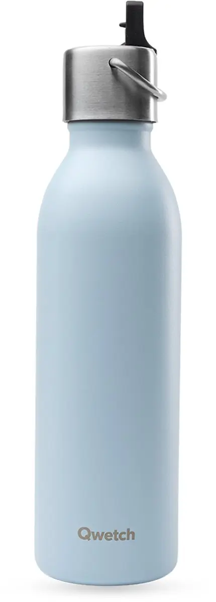 Qwetch Active Thermosfles 600ml - Pastel Blauw - afbeelding 3 van 4