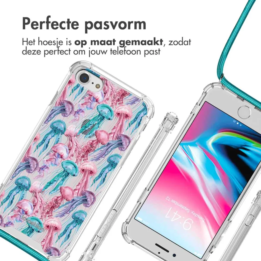 Imoshion Hoesje iPhone 8/SE 2022 - Jellyfish Watercolor