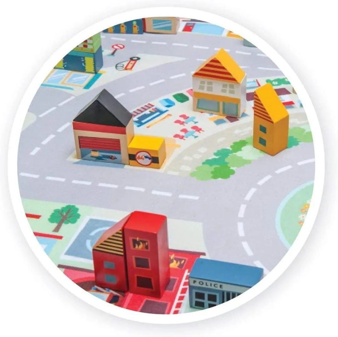 Le Toy Van Blokken Stadsthema - 34 Stuks - Multicolor