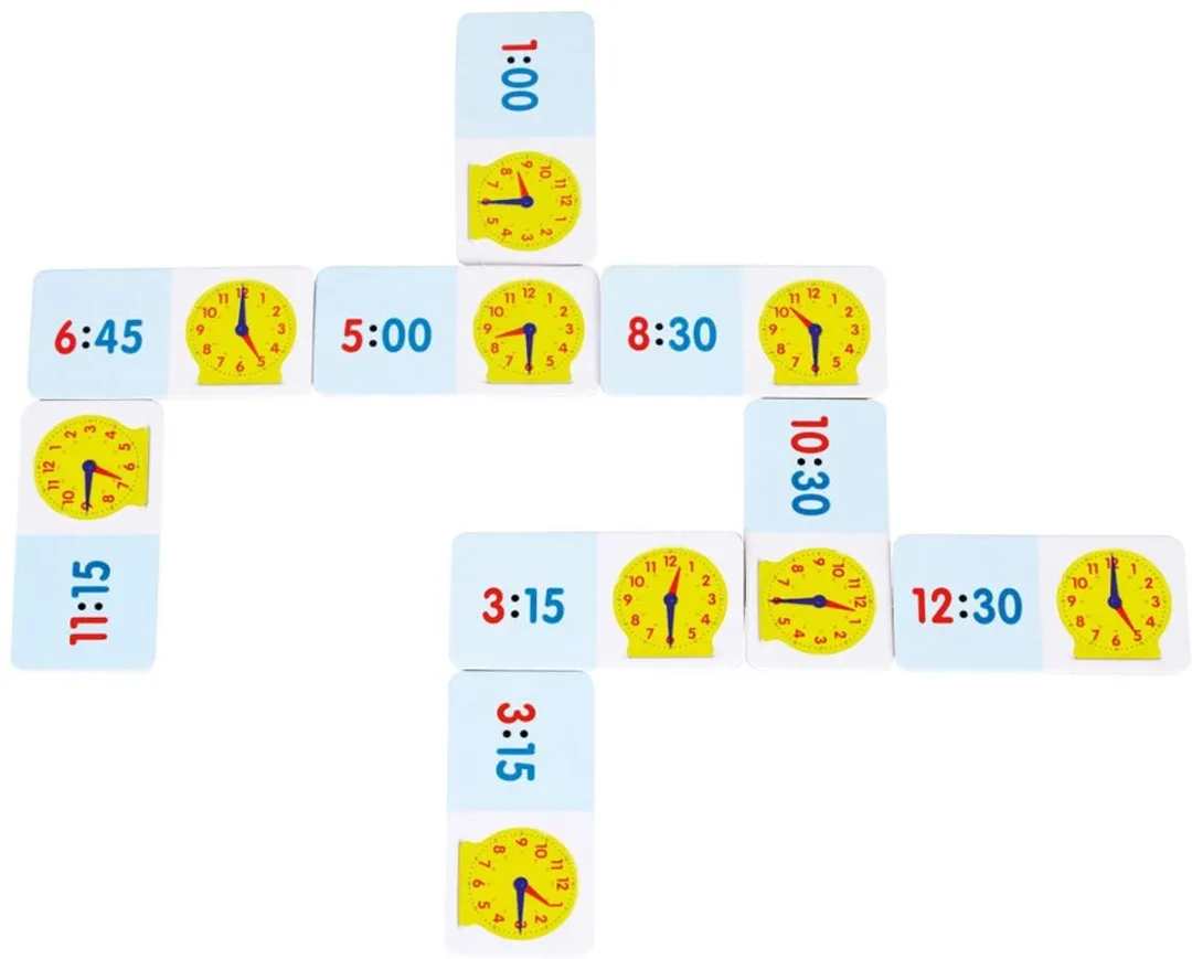 Learning Resources Domino Klokkijken LSP2528-UK - 36 Stenen - afbeelding 3 van 4