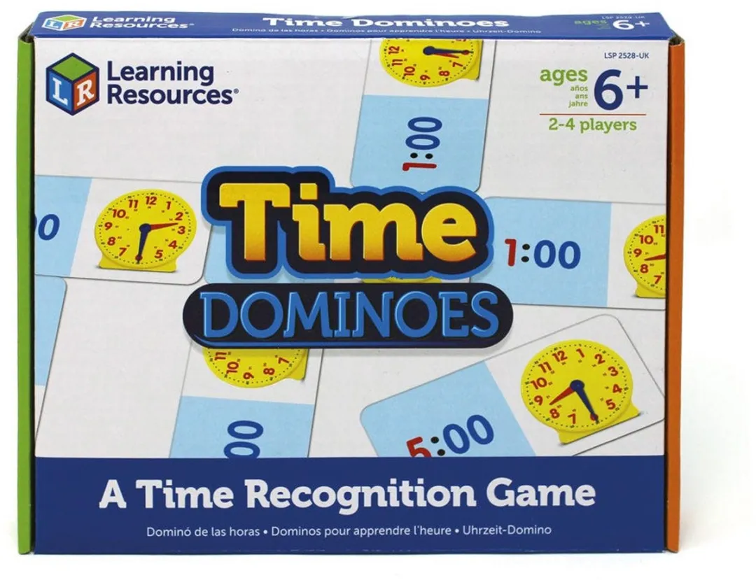 Learning Resources Domino Klokkijken LSP2528-UK - 36 Stenen - afbeelding 2 van 4