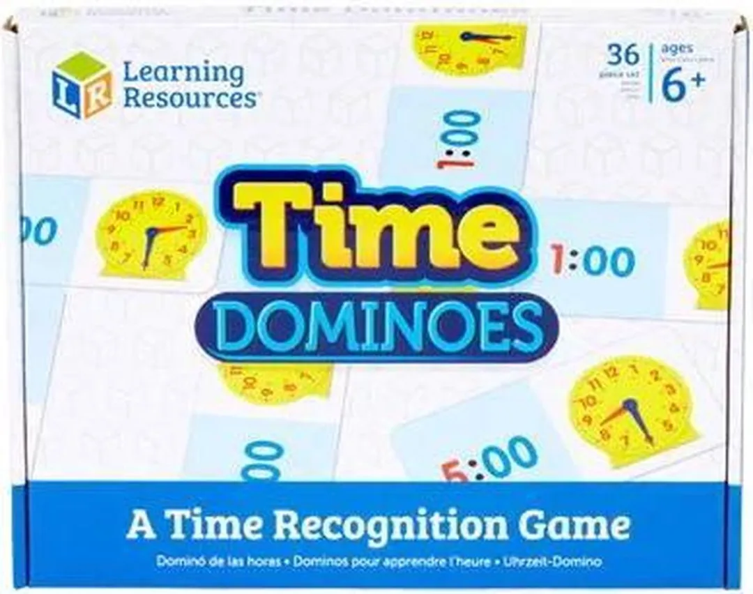 Learning Resources Domino Klokkijken LSP2528-UK - 36 Stenen - afbeelding 4 van 4