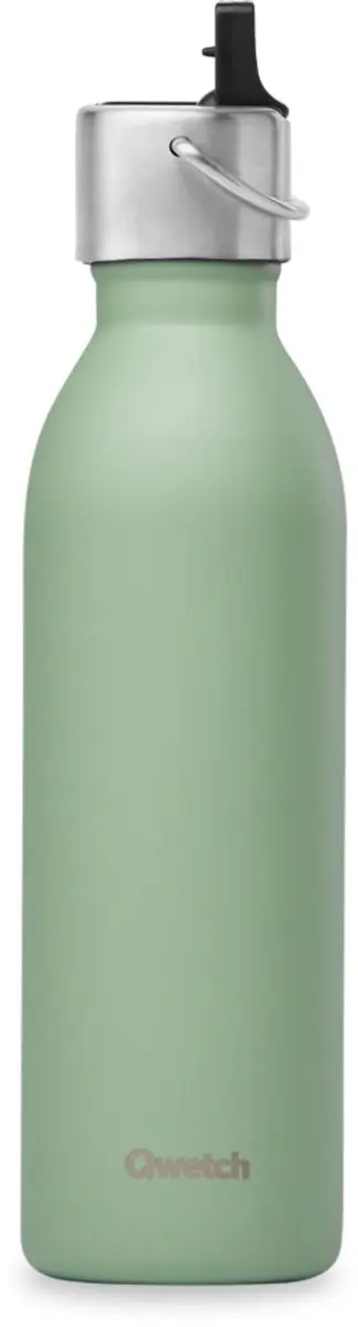 Qwetch Active Isothermische Fles 600ml - Linnendegroen - afbeelding 3 van 4