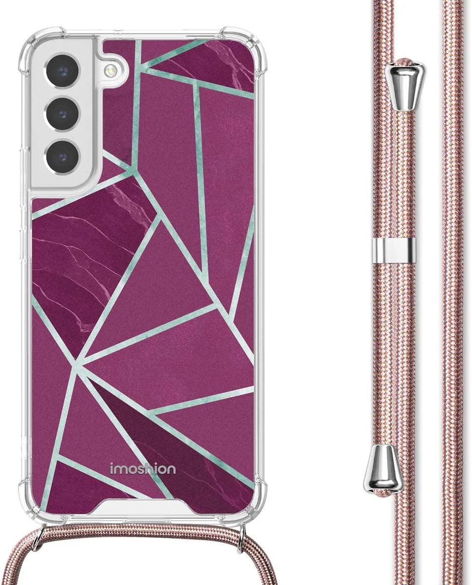Imoshion Hoesje Samsung Galaxy S22 Plus Bordeaux Graphic
